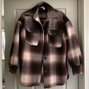 H&M Plaid shacket